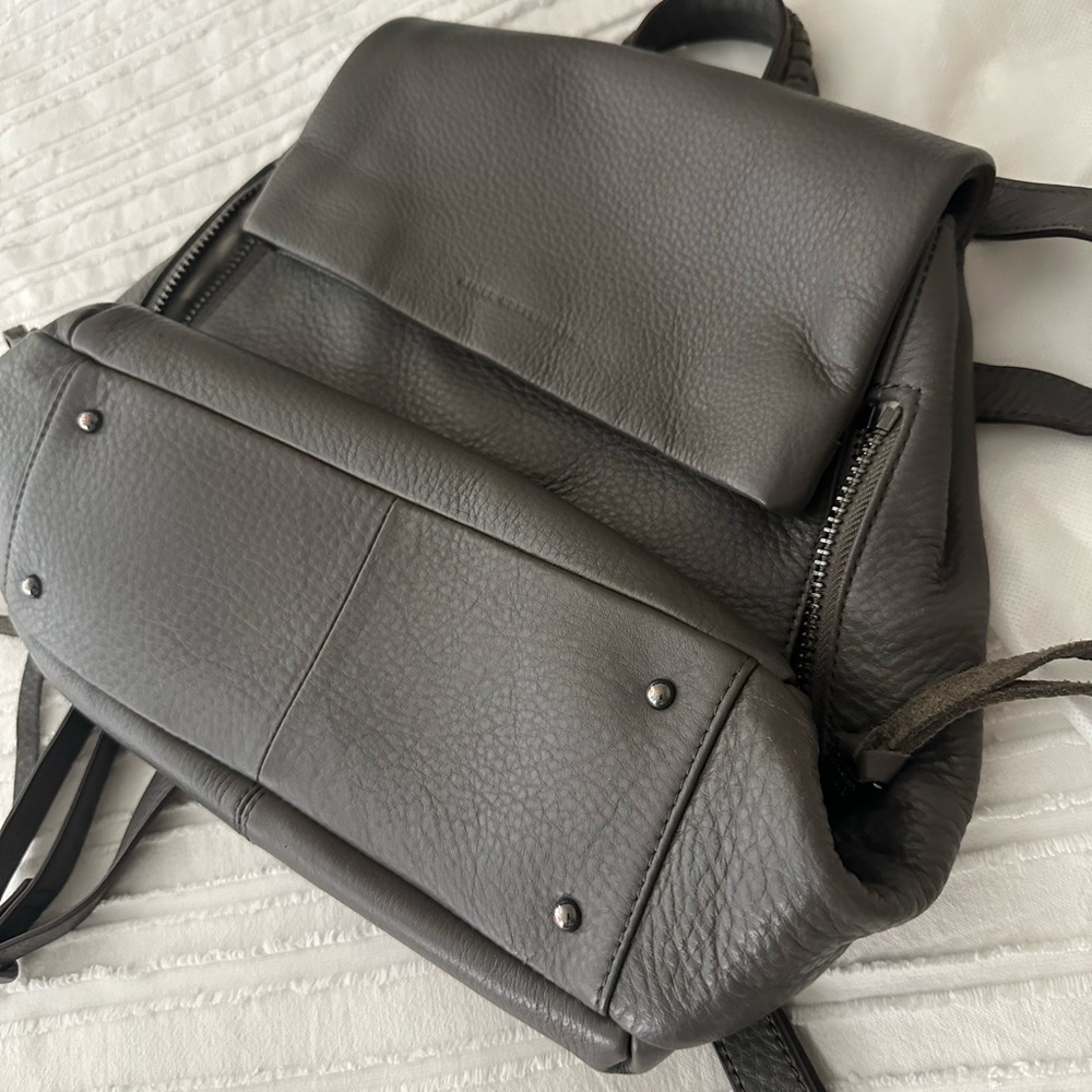 Aimee Kestenberg Gray Leather Backpack